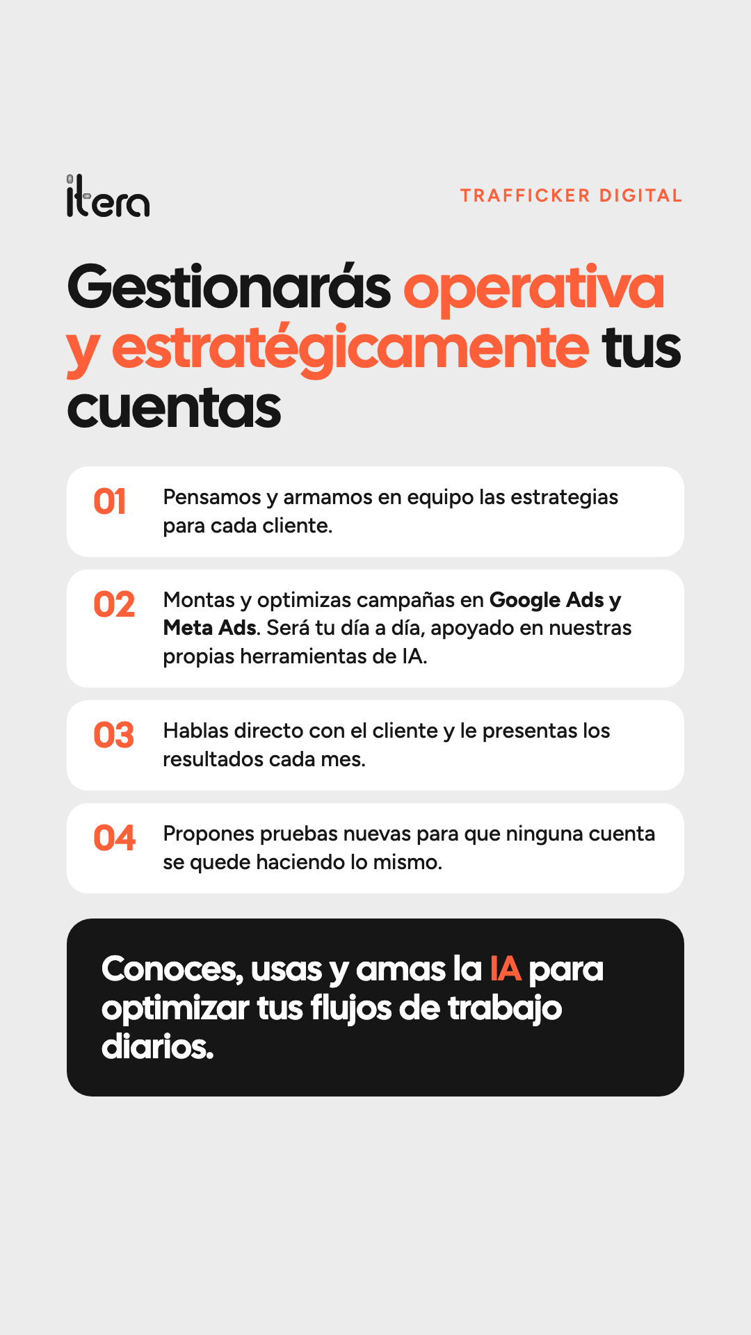 Historia 2: funciones del cargo